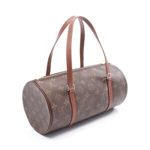 Louis Vuitton handbag brown Monogram canvas leather Papillon